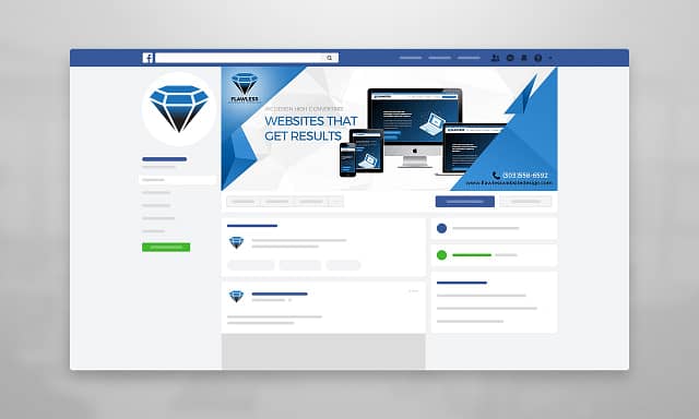 Flawless Website Design Facebook Cover Design