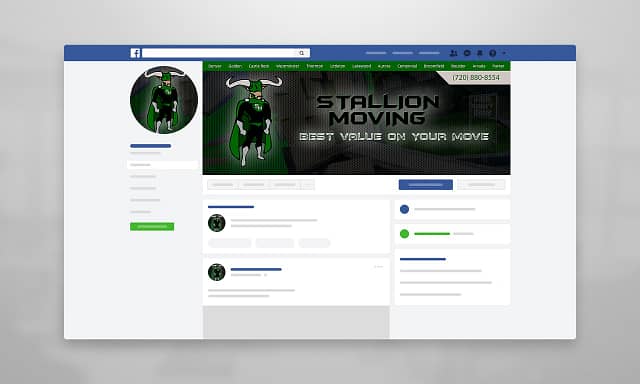 Stallion Moving Facebook Cover Design
